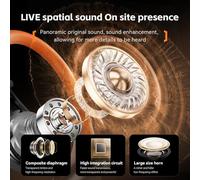 Cuifati Écouteurs de Traduction AI, 164 Langues, Traducteur Intelligent en Temps Réel, Bluetooth 5.4, écouteurs Portables Ouverts 48 Heures avec 7 Modes de Traduction pour (White)