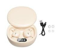 Cuifati Écouteurs sans Fil Bluetooth 5.4 à Suppression de Bruit avec étui de Chargement à Affichage Numérique, étanche IPX7, pour Sports Training (Couleur de Peau)