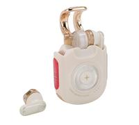 Cuifati Écouteurs sans Fil Bluetooth à Distance avec Prise de Photo en Un, Boîtier de Batterie Puissant pour Tourner Les Pages et Faire Défiler Les Vidéos (Gold)