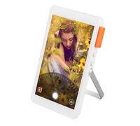 Cuifati Écran de Moniteur de Téléphone Vlog Selfie, Miroir D'écran Magnétique sans Fil HD de 4 Pouces avec écran de Caméra Arrière, Faible Latence, Compatible avec pour Selfie Vlog Live