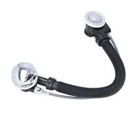 Cuifati Égouttoir de Trop-plein de Baignoire SPA, Tuyau Flexible dissimulé, Plastique Durable de 65cm/25,6 Pouces, Installation Facile pour Cuisine, Salle de Bain, Baignoire de Massage