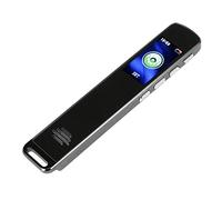 Cuifati Enregistreur activé par la Voix, Lecteur MP3 Voix vers Texte Intelligent à Réduction de Bruit HD avec Enregistrement et Segmentation Automatiques, pour Les Conférences, Les (16GB)