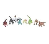 Cuifati Ensemble de Modèles de Dinosaures, 8 Pièces, Mini Collection de Jouets de Dinosaure Vif et Mignon pour Fête d'anniversaire pour Enfants (Mini-Ensemble 8 pièces)