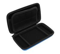 Cuifati Étui de Transport pour New 2DS XL LL/New 3DS / 2DS / 3DS, Pochette de Protection de Voyage Portable à Coque Rigide avec Emplacements pour Cartes de Jeu et Poche Intérieure (BLUE)