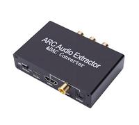 Cuifati Extracteur de Son HD ARC, Convertisseur Numérique vers Analogique avec Sortie Optique Coaxiale L/R 3,5 Mm, pour TV DVD Console de Jeu PC Ordinateur Portable Prenant en Charge