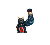 Cuifati Harts Lucky Cat Statue Magnifiquement Conçue pour Une Alarme Musculaire Puissante Sculptures de Chat Culture Home Culture (12)