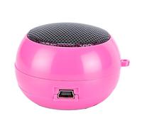 Cuifati Haut-Parleur Hamburger Portable, Haut-Parleur Compact Rechargeable par USB Rétractable pour Smartphones MP3 MP4, Tablettes, Ordinateurs Portables, avec Batterie Intégrée de 200