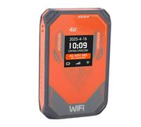 Cuifati Hotspot WiFi Portable 4G, Routeur Mobile Haute Vitesse 300 Mbps avec Emplacement pour Carte SIM et écran LCD, Batterie 4000 MAh pour Les Voyages, Prend en Charge 10 Appareils,