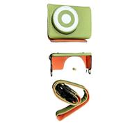 Cuifati Housse D'appareil Photo en Cuir PU avec Bandoulière, Support de Trépied, pour GR3/GR4, étui Détachable, Parfait pour Filmer des Aventures (Green)