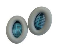 Cuifati Housse de Coussin d'oreille de Remplacement pour écouteurs QC15, QC2, QC25, AE2, Oreillettes Durables et Ultra Fines pour L'amélioration des Basses, Noir, 1 Paire (Grey)