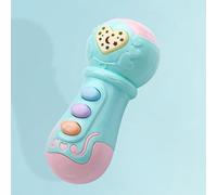 Cuifati Instrument de Musique électrique Multifonction pour bébé, Apprentissage éducatif Préscolaire, Appuyez sur Les Boutons pour de la Musique, avec Tambour perlé, sécurité des Matériaux (Micro