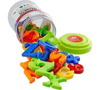 Cuifati Jouet Alphabet Magnétique Interactif avec Chiffres et Symboles Mathématiques, Outil d'apprentissage Précoce pour Les Enfants, Comprend 78 Lettres dans Une Boîte Robuste, Matière Plastique