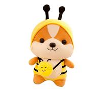 Cuifati Jouet en Peluche écureuil de Dessin animé Exquis pour Enfants, Jeu de Simulation, Accessoires de Photographie (Yellow)