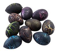 Cuifati Jouets œufs de Dinosaure Fantastiques Qui Poussent dans l'eau, 60 Pièces pour Garçons et Filles, Kits Scientifiques, Jouets d'apprentissage pour Enfants (Fissure Noire)