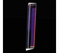 Cuifati K9 Optical Glass Prism, 15x15x87mm Triangular Physics Teaching | Prisme à de couleurs pour enfants, verre K9 durable, pour cours de sciences, enseignement de la physique, décoration