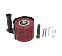 Cuifati Kit de Machine de Polissage et de Polissage, Accessoire de Meuleuse d'angle M10 pour le Meulage du Métal et du Bois - Accessoires de Polisseuse en Acier Inoxydable 80 avec Poignée Confortable