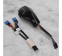 Cuifati Kit de Mise à Niveau de Pommeau de Levier de Vitesse LED pour E90 E92 E84 E89 - Pommeau de Levier de Transmission Automatique avec gainé de Cuir, Sélecteur de Style en Fibre de Carbone Noir