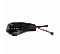 Cuifati Kit de Mise à Niveau de Pommeau de Levier de Vitesse LED pour E90 E92 E84 E89 - Pommeau de Levier de Transmission Automatique avec gainé de Cuir, Sélecteur de Style en Fibre de Carbone Noir