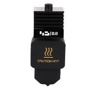 Cuifati Kit d'extrémité Chaude de Tête d' Assemblée, Kit de Hotend Tit Gorge en Alliage pour Artisanat à la Main (0,8 mm)