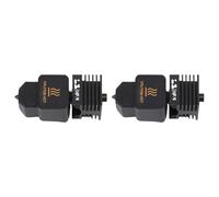 Cuifati Kit d'Hotend Extrudeur de l'imprimante 3D, Kit d'extrémité Chaud de l'imprimante 3D 0,4 Mm 2pcs pour le Remplacement de Mise à Niveau pour A1 A1 Mini
