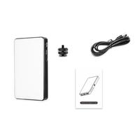 Cuifati Lampe Vidéo LED Bicolore, Batterie 3100 MAh, Lumière de Remplissage Portable 120° avec 3 Modes, CRI96, 2500 K-6500 K, Lumière de Remplissage à intensité Variable pour Appareil Photo,
