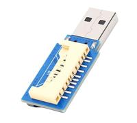 Cuifati Lecteur de Carte USB 2.0, Lecteur de Carte Mémoire Multiple 5 en 1 avec Sauvegarde de SIM, Prise en Charge MMC MS XD, pour Ordinateur Portable