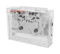 Cuifati Lecteur de Cassettes, Convertisseur de Cassette en MP3, Lecteur de Cassettes Portable, Convertisseur Audio USB C ou Carte SD en MP3 avec écouteurs, Prise Casque 3,5 Mm