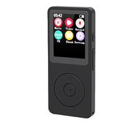 Cuifati Lecteur MP3, Lecteur de Musique Portable 5.4 avec écran LCD de 2,4 Pouces, Enregistreur Vocal FM, Lecture Vidéo, Prise en Charge MP3 WAV FLAC Ape, pour Enfants Seniors en (avec Carte