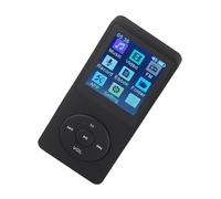 Cuifati Lecteur MP3 MP4 LCD HiFi sans Perte de 1,8 Pouces, Baladeur Audio Numérique Portable pour étudiants, Sport, Course à Pied, Batterie de 8 Heures, Prise en Charge de 32 Go (Black)