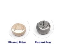 Cuifati Lit Rond 2 en 1 pour Animal de Compagnie avec Intérieur Ultra Doux, Crevasses Confortables, Design Moderne, Fond Antidérapant, pour Chats/Chiens de Petite, Moyenne et Grande Taille, (90cm)