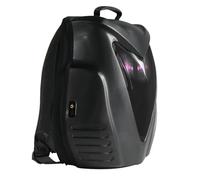 Cuifati LOY EYES Sac à Dos LED 3D Hardshell pour Moto avec écran Programmable, Port de Chargement USB, étanche, écran Intelligent, Sac à Dos pour Ordinateur Portable de 15,6 Pouces, Cadeaux