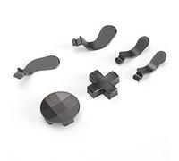 Cuifati Manettes Métalliques pour One Elite Controller, 2 D Pads et 4 | Coussinets D en acier inoxydable, palettes métalliques interchangeables, pièces de rechange sans outils pour contrôleur