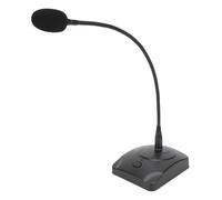 Cuifati Microphone à Condensateur à Col de Cygne, Microphone Filaire Professionnel de Bureau 6,5 Mm, Suppression du Bruit, pour Réunions, Conférences, Diffusion de Conférences, Discours