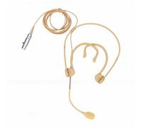 Cuifati Microphone Casque à Double Tour d'oreille, Puissant, Haute sensibilité, Fin et Confortable pour Système sans Fil, émetteur de Poche, avec Connecteur de Câble XLR à 3 Broches pour