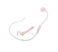Cuifati Microphone Filaire pour Casque, Micro à Condensateur Unidirectionnel Antibruit avec Câble de 1,2 M, Prise 3,5 Mm pour Discours D'église en Classe (Pink)