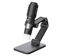 Cuifati Microscope Numérique WiFi, Microscope Portable à Grossissement 50X à 1600X avec Caméra 2MP et 8 Lumières LED Réglables, pour Smartphones, Ordinateurs, Système D'exploitation