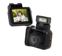 Cuifati Mini Caméra DV, 1080P 2MP HD, Petit Caméscope DVR pour Webcam, Voyage, Randonnée, Sport, Cyclisme, Photographie Compacte, Caméra Vidéo Ultra Mini pour Enfants avec Lampe de Poche