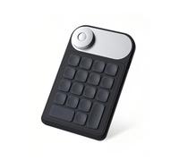 Cuifati Mini Clavier Keydial KD100, Clavier à Touches de Raccourci sans Fil 2,4 GHz avec 18 Touches Personnalisables et Cadran pour écran à Stylet et Tablette à Dessin, Ergonomique, 1200