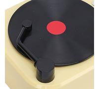 Cuifati Mini Machine à karaoké, Haut-Parleur Bluetooth Portable avec 2 Microphones sans Fil, Son HiFi, Lecture 5 Heures, 4 Effets Sonores, pour Enfants Adultes, Fête à la Maison, Cadeau (Yellow)