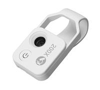 Cuifati Mini Microscope de Poche pour Téléphone 200X avec Lumière LED, Appareil Photo Numérique Portable pour Enfants et Adultes, Clip Universel, Objectif CPL, Aucune Application Requise (White)
