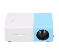Cuifati Mini Projecteur Intelligent 1080P, Projecteur Portable 1080P pour Chambre à Coucher, Compatible avec HDMI, USB, Audio, Carte TF, AV et Télécommande pour Intérieur et Extérieur, (Prise UE)
