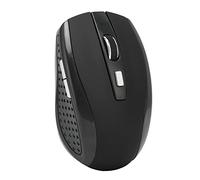 Cuifati Mini Souris sans Fil 2,4 GHz 3 Niveaux DPI Réglable, compatibilité étendue, Texture Mate, Longue Durée de Vie, pour XP Vista 2000 Server OS X, Fine et Résistante à la (Noir)