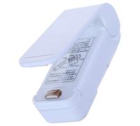 Cuifati Mini Thermoscelleuse Compacte Portative pour Sacs en Plastique, Stockage de Collations pour la Maison, la Cuisine, le Bureau, les Voyages, en ABS pour les Types de Sacs en Plastique (WHITE)