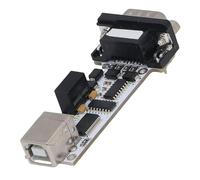 Cuifati Module Adaptateur Série USB vers RS232, Chipset FT232 et SP3232, Isolation de L'alimentation et du Signal, Protection ESD, Plug and Play, avec Câble USB B vers DB9 Mâle, pour