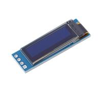 Cuifati Module D'affichage OLED IIC 0,91 Pouces 128x32 écran Blanc | Panneau Auto-émissif, Faible Consommation D'énergie, Connexion GND VCC SCL SDA à 4 Broches, adapté aux Projets de