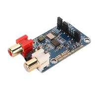 Cuifati Module de Carte Audio I2S ADC, Module de Décodeur Audio Numérique sans Perte, Carte de Développement de Mode Maître-Esclave, Prise en du Mode Maître 24 Bits 192k, 24