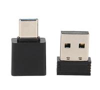 Cuifati Mouse Jiggler, Le Déplaceur de Souris Indétectable Simule Le Mouvement Manuel avec Un Adaptateur USB de Type C, pour Ordinateur Portable afin D'éviter Le Verrouillage de L'écran (Black)