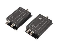 Cuifati Multiplexeur Vidéo 2 Canaux 400 M Plug and Play, Transmission en Temps Réel pour Caméras Analogiques AHD CVBS, Prend en Charge 720P 960P 1080P, Interface BNC Hot Swap