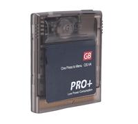 Cuifati Nouvelle Cartouche de Jeu Multi-Jeu OS V4 pour Gameboy Color Game Boy Real 1000 en 1 Chariot adapté pour GB GBC GBA SP, Mémoire 64 Mbit 4G Cartouche de de Sauvegarde (Gris transparent)