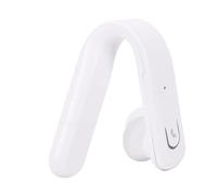 Cuifati Oreillette Bluetooth sans Fil avec Microphone pour Téléphones Portables, étanche IP67, Mains Libres à Une Seule Oreille pour Conducteur de Camion, Autonomie de 15 à 20 Heures (White)